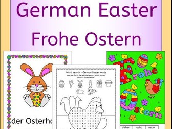 German Easter Activities and Puzzles - Ostern