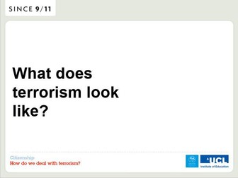 How do we deal with terrorism? - PowerPoint