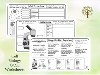 AQA GCSE Biology Paper 1 Worksheets | Teaching Resources