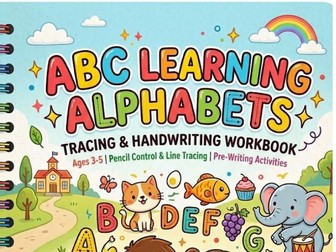 Alphabets writing book