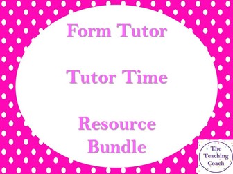 Form Time Tutor Resource Bundle