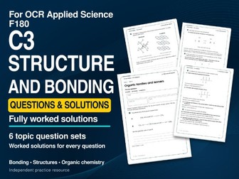 OCR AAQ Applied Science - F180 C3 Practice Questions