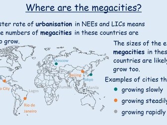 GCSE 1-9 AQA Urban Issues and Challenges NEE