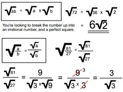 GCSE Maths - Surds - 30 Questions and Worked Answers | Teaching Resources