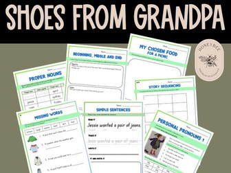 Shoes From Grandpa | Worksheets & Activities | NSW ES1 Unit 7 Lessons 1-5