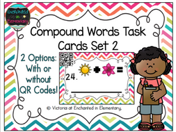 Compound Words Task Cards Set 2