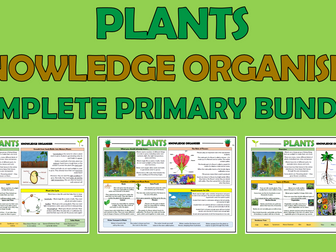 Plants - Complete Primary Science Knowledge Organisers Bundle!
