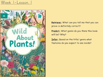 Y2 Whole Class Reading/Vipers- Wild About Plants