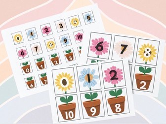 Growing - Number Bonds to 10 Flower Matching