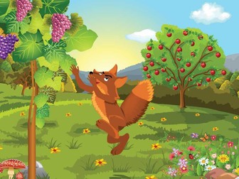 'The Fox and the Grapes' Fable Reading Comprehension