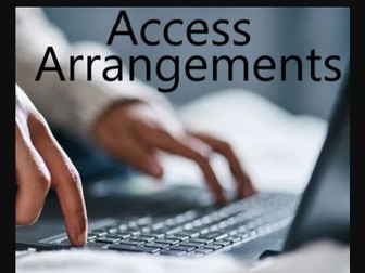 Access arrangements record sheet