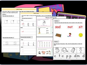 Phonics Phase 2 -s,a,t,p,i,n