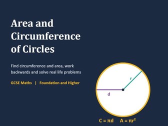 Area and Circumference of Circles: Full GCSE Maths Lesson