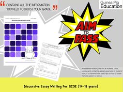 Gcse english creative writing essays
