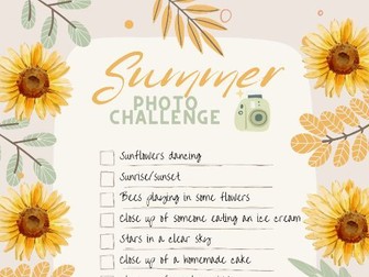 Summer photo challenge