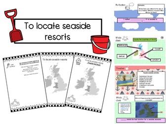 Year 2 To locate seaside resorts
