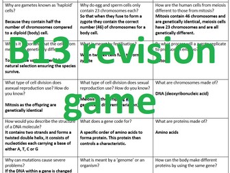 AQA GCSE Biology B13 revision game