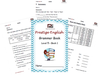English Grammar Book – Level 5 – Book 1