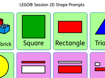 LEGO® Session 2D Shape Prompts