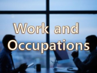 Work and Occupations: English Thematic Vocabulary Pack
