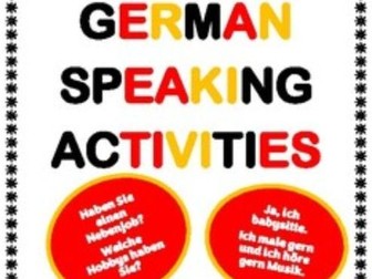 German Speaking Activities - Section 2