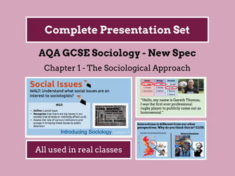 AQA GCSE SOCIOLOGY - Unit 1 - The Sociological Approach (UPDATED FOR 2023/2024)