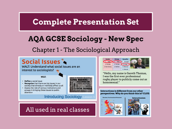 AQA GCSE SOCIOLOGY - Unit 1 - The Sociological Approach (UPDATED FOR 2024/2025)