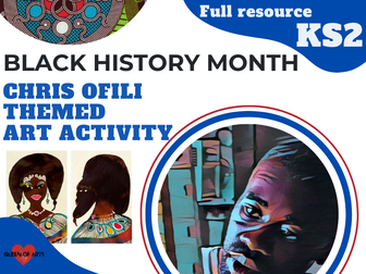 KS2 Chris Ofili Art activity Black History Month