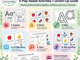 Letter A | Play-Based Alphabet Learning Pack