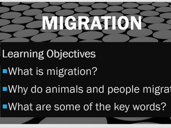 Migration introduction lesson