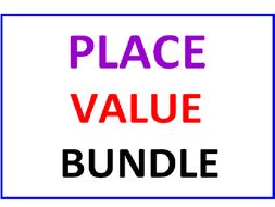 Place Value Bundle (4 Worksheets)