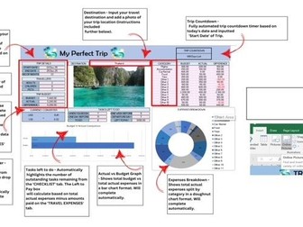 School Trip Planning Spread Sheet FULLY AUTOMATED