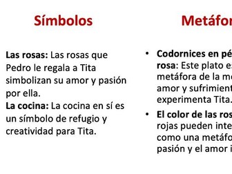 Como agua para chocolate: Chapter 3 Lesson