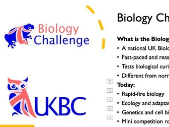 Introduction to the UK Biology Challenge – Reasoning, Vocabulary and Ecology (KS3–GCSE)