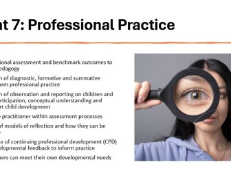 Element 7 T Level Education and Early Years