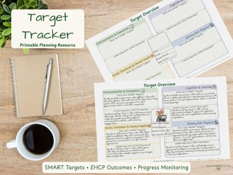 SEND Target Tracker & Student Voice Pack | SMART Targets & EHCP Outcomes