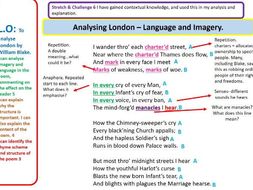 Gcse Wjeceduqas English Literature Poetry London William Blake Gcse Wjeceduqas English Literature Poetry London William Blake Analysis Lesson