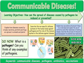 Communicable Diseases AQA GCSE (9-1) Biology