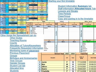 Timetable Small Schools