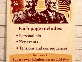 Soviet Cold War Leaders Pack: Edexcel GCSE History