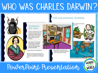 Who was Charles Darwin? Editable PowerPoint and PDF presentation KS2