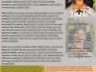 Frida Kahlo fact sheet