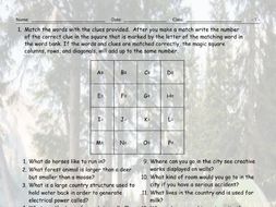 City-Country Living Magic Square