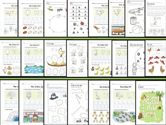 A–Z Alphabet Tracing and Coloring Worksheets | Preschool & Kindergarten Literacy