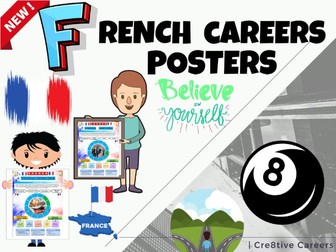 French MFL Careers Posters