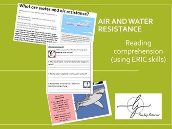 Air and water resistance reading comprehension