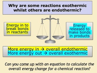 Bond Energy Calculations lesson powerpoint