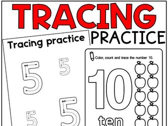Number Tracing Practice