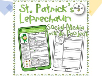 St. Patrick’s Leprechaun Social Media Profile Project | Biography Research