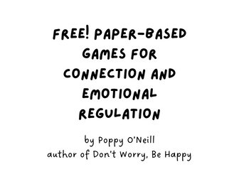 Paper-based games for connection and regulation